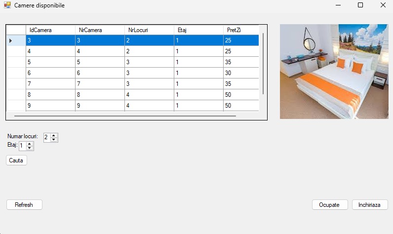 Hotel Reservations Screenshot