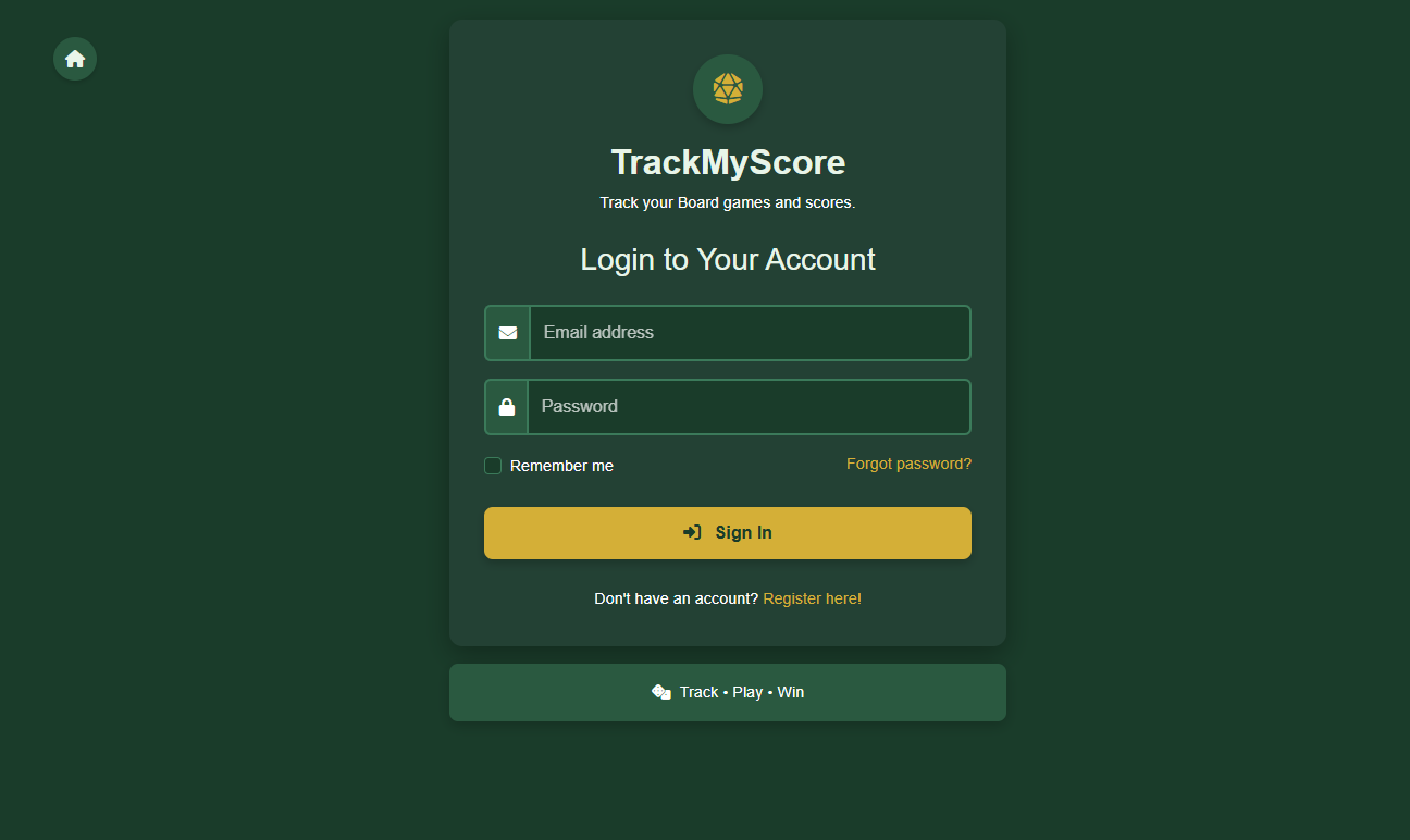 TrackMyScore Screenshot